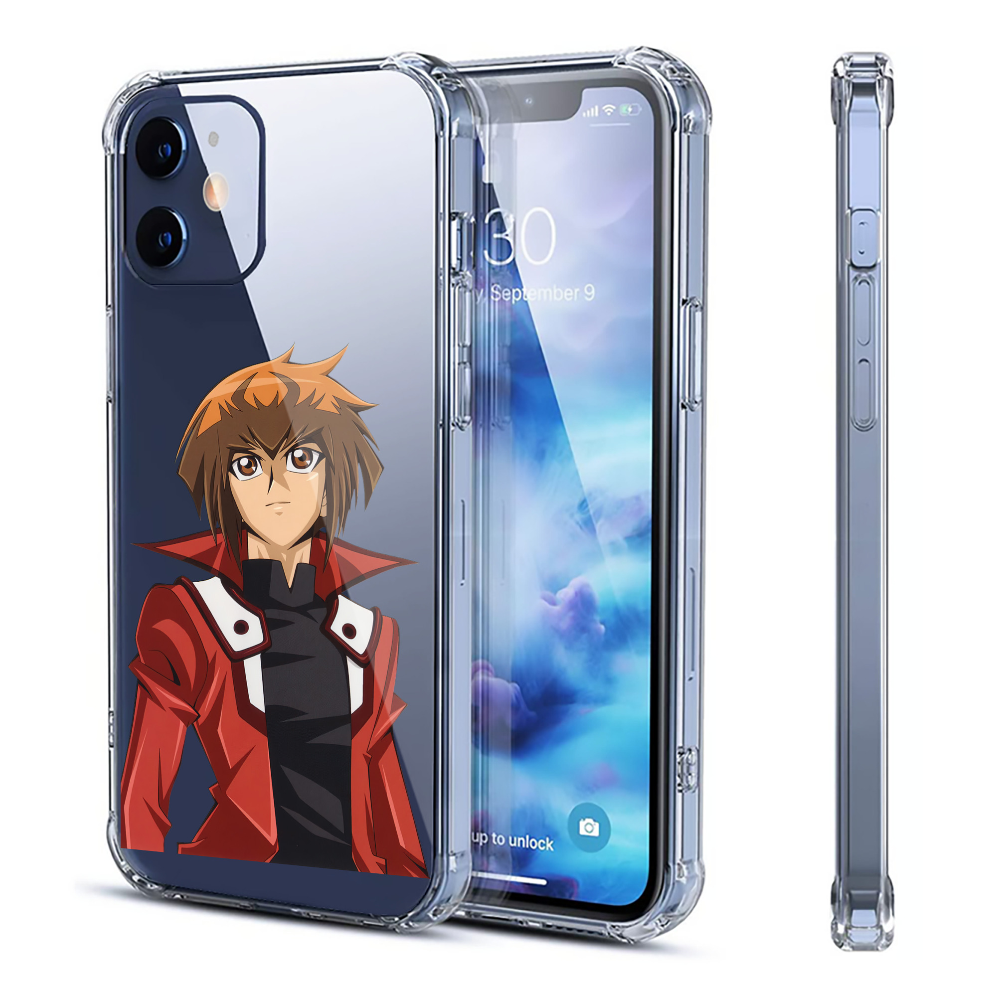 （画像用） 遊☆戯☆王 Yu-Gi-Oh! 【iPhone 12シリーズ対応】透明スマホケース（クリアソフトケース）